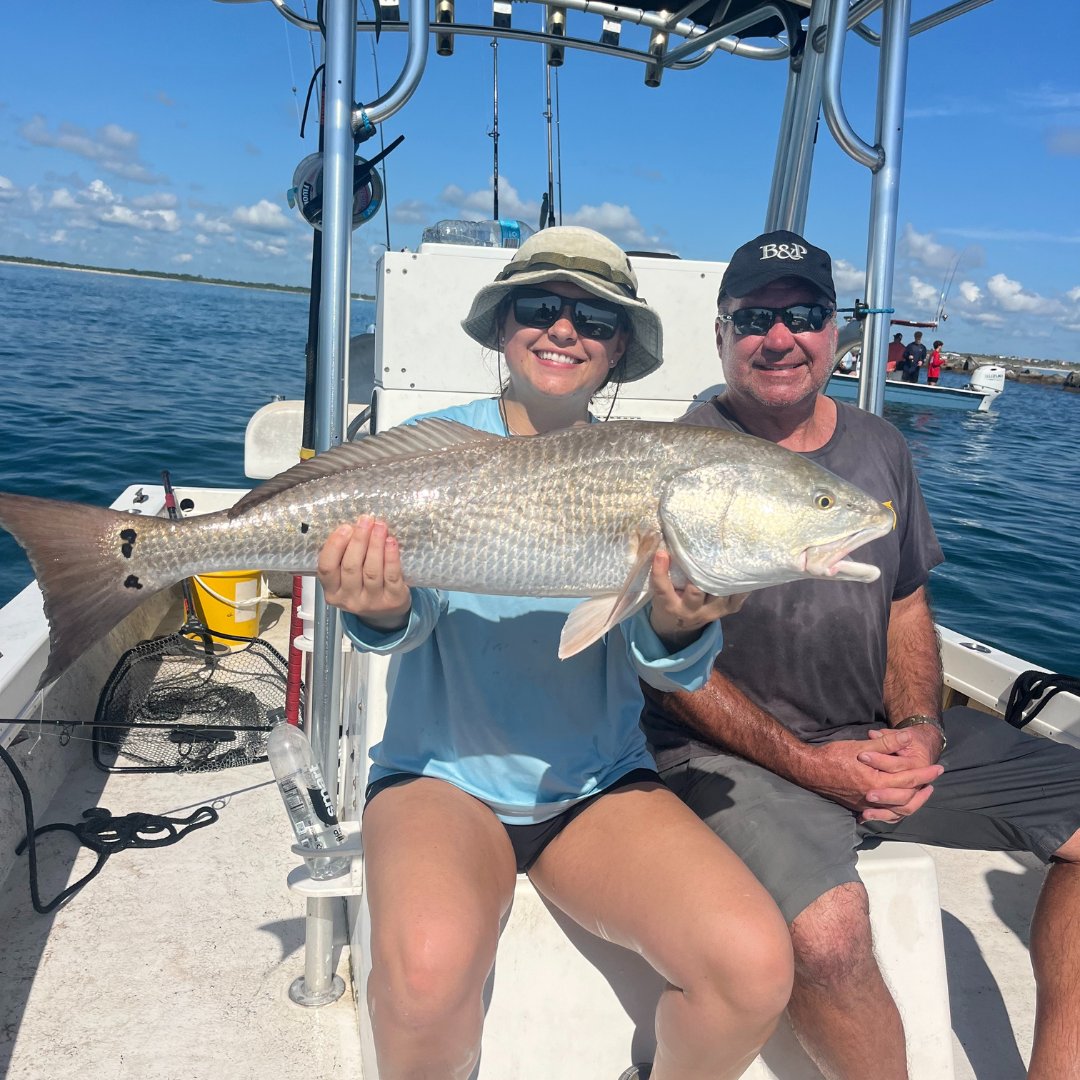Bull redfish caught with Yellow Dawg Fishing